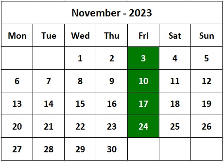 Calendar